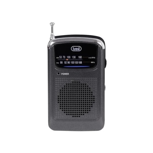Radio Trevi RA 710 portátil analógica AM FM volumen giratorio gris