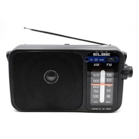 Radio Elbe RF-942 tragbar AM/FM 5W Teleskopantenne Schwarz