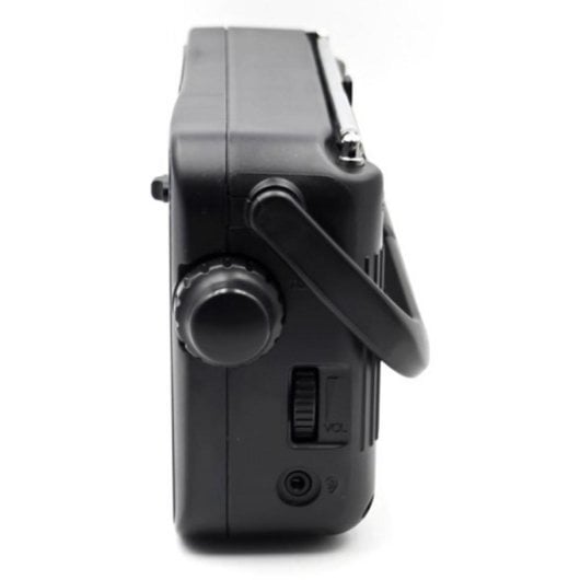 Radio portátil ELBE RF-942 analógica AM/FM 5W antena telescópica negro