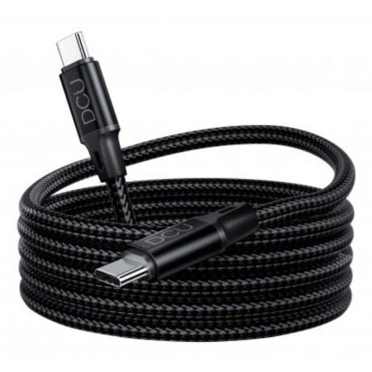 Câble USB C DCU 30402018 1,5 m Noir Tressé Magnétique