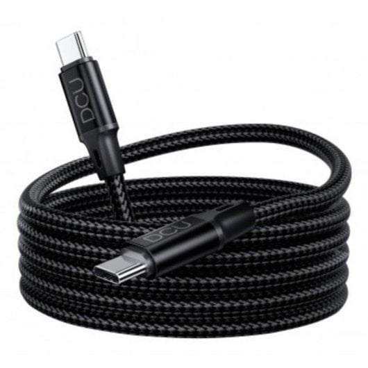Câble USB C DCU 30402018 1,5 m Noir Tressé Magnétique