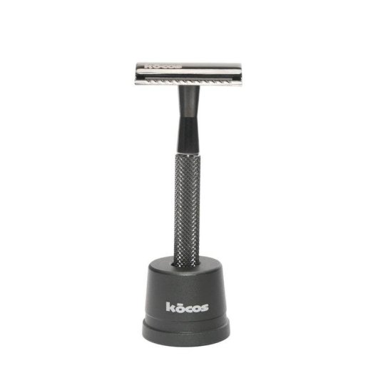 Máquina de Barbear Facial Kocos Xifos Clássica 5 Lâminas Inox Resistente à Água Base