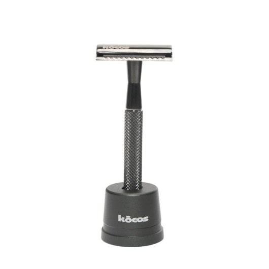 Máquina de Barbear Facial Kocos Xifos Clássica 5 Lâminas Inox Resistente à Água Base