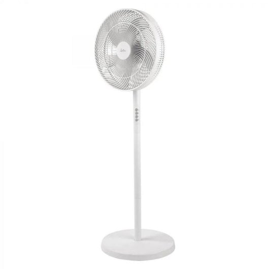 Ventilador de pie Jata JVVP3060 blanco 3 velocidades oscilante 128 cm