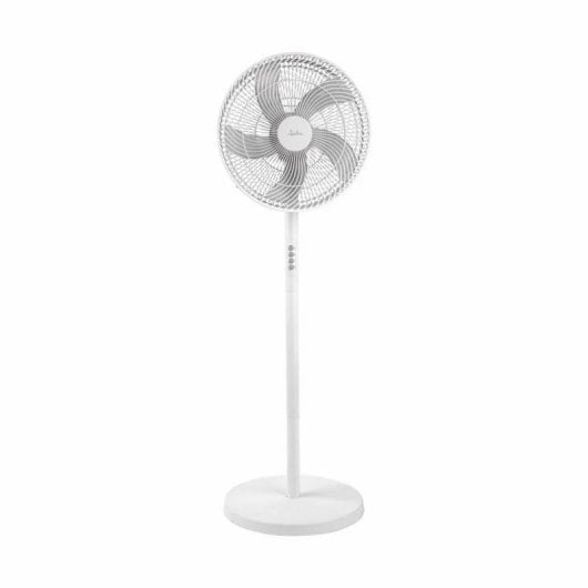 Ventilador de pie Jata JVVP3060 blanco 3 velocidades oscilante 128 cm