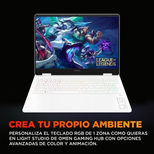 Portatile HP OMEN Gaming 16-am0041ns 16" Intel Core 7 240H 32GB 1TB SSD RTX 5070 Windows 11 Bianco