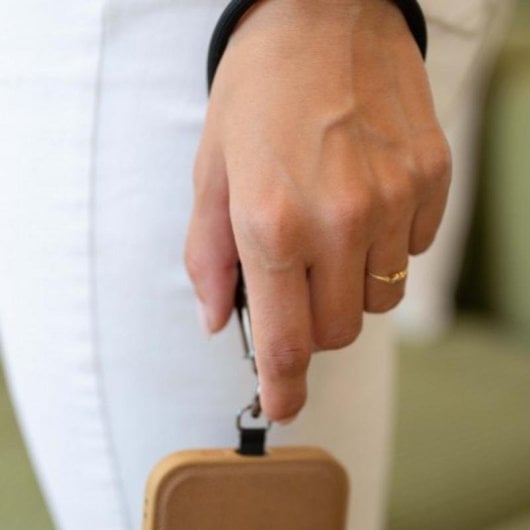 Cavo di trasmissione DCU Tecnologic 34154061 USB Type-C 60W 0,3m nero cordino in cotone