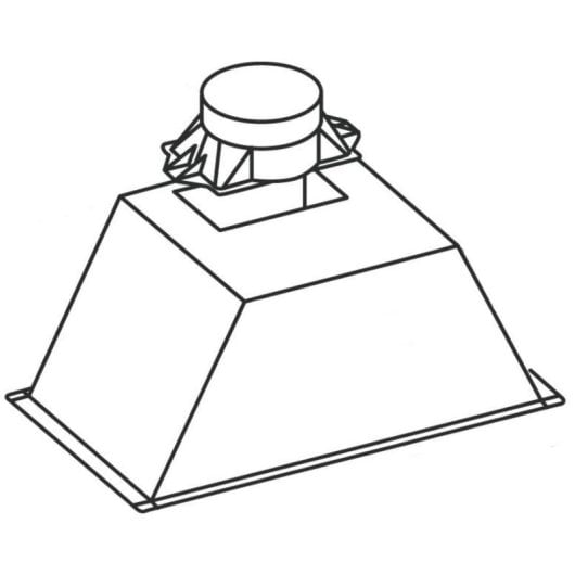Campana extractora CATA GT Plus Integrable 49 cm control mecánico negra