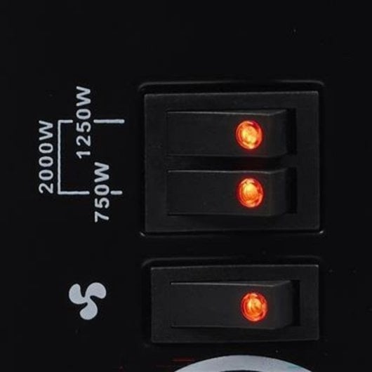 Calefactor Tristar KA5104 2000W Termostato Temporizador Turbo Negro