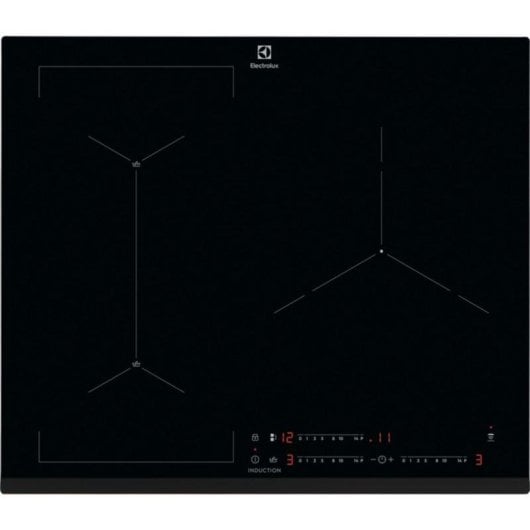 Plaque à induction Electrolux LIS62341 3 zones SenseBoil Slider 60 cm noir