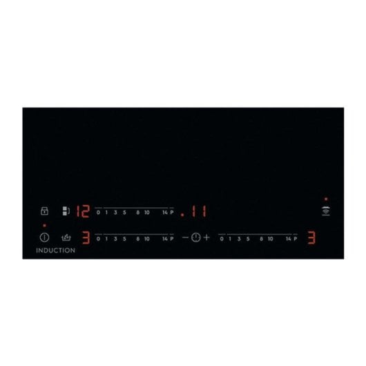 Plaque à induction Electrolux LIS62341 3 zones SenseBoil Slider 60 cm noir
