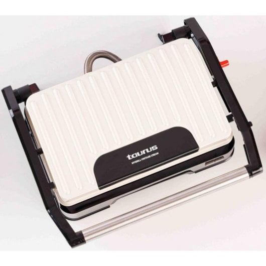 Grill électrique Taurus MYGRILL VINTAGE design rétro 1000 W ouverture 180°