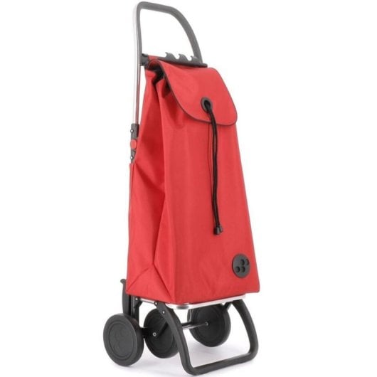 Chariot de courses Rolser I-Max MF 4L aluminium rouge 43L pliable