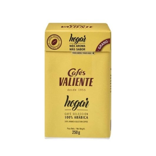 Café en grano Valiente Hogar 100% Arábica 250 g sabor intenso