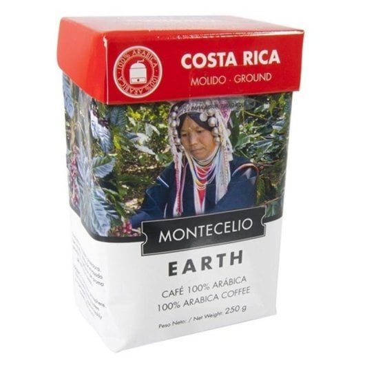 Café en grano Montecelio Costa Rica 100% Arábica 250 g aroma intenso