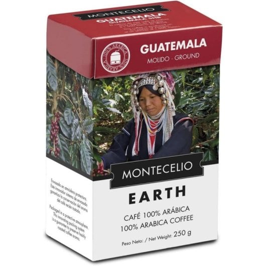Café en grano Montecelio Guatemala 100% Arábica 250 g sabor equilibrado