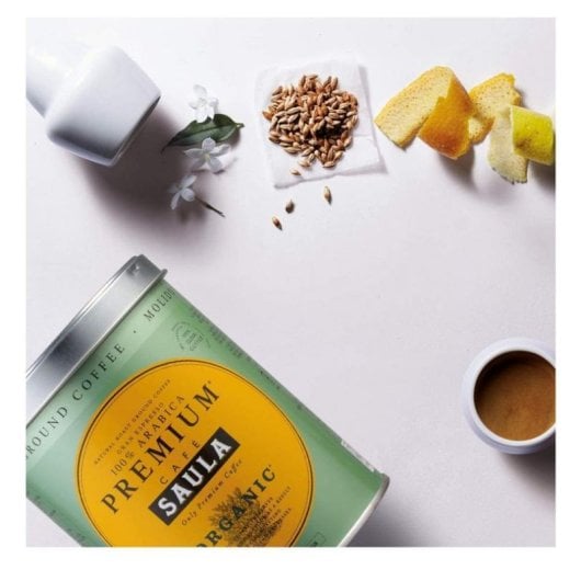Café moído SAULA Premium Organic 250 g Arábica Lata Ecológico