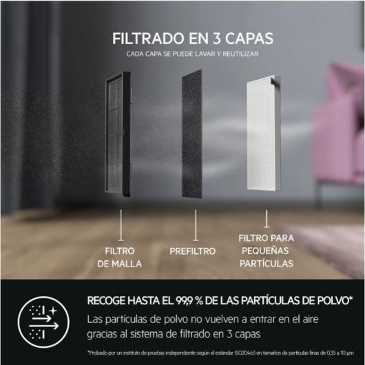 Robot Aspirador y Fregasuelos AEG AR61UW1DG Navegación Giroscopio y Cámara 2.600 Pa Control por Voz