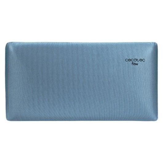 Almohada CECOTEC Flow Luxury 90 cm media-alta con doppia fodera blu