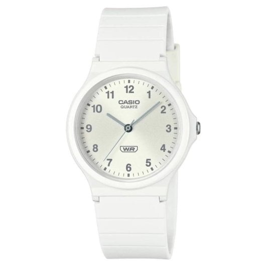 Reloj pulsera Casio MQ-24B-7BEF unisex blanco correa resina 3 años batería