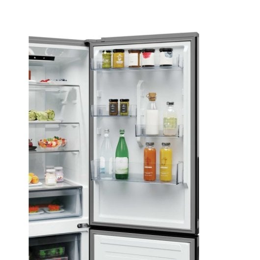 Frigorífico Combi Candy CNCQ2T618CX No Frost 185cm 355L C Inox WiFi