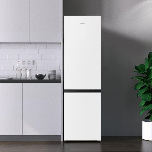 Frigorífico Combi Hisense RB440N4AWC No Frost 202cm 336L C Blanco Pantalla LED
