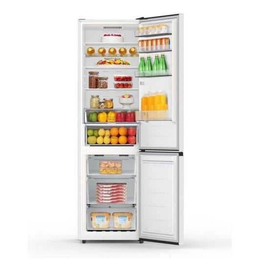 Frigorífico Combi Hisense RB440N4AWC No Frost 202cm 336L C Blanco Pantalla LED