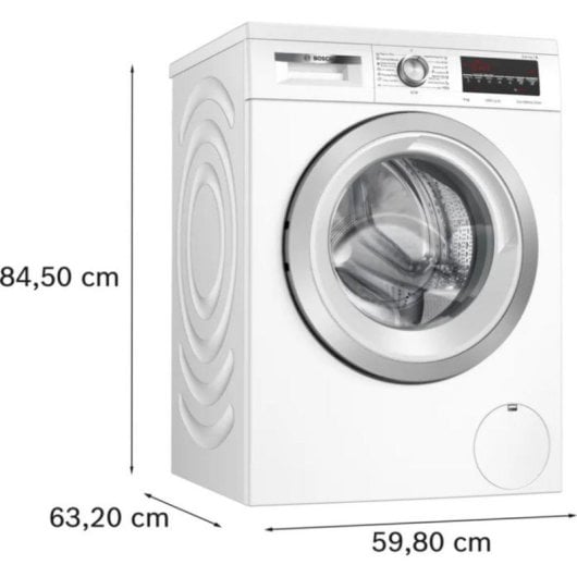 Máquina de Lavar Roupa Bosch WUU24T65ES 9 kg 1200 rpm Classe D Branca Pausa e Carga