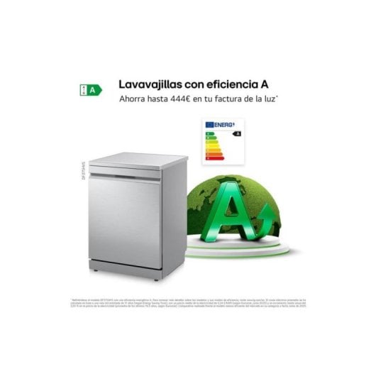 Lave-vaisselle LG DF375HVS 14 couverts Classe A vapeur QuadWash Inox