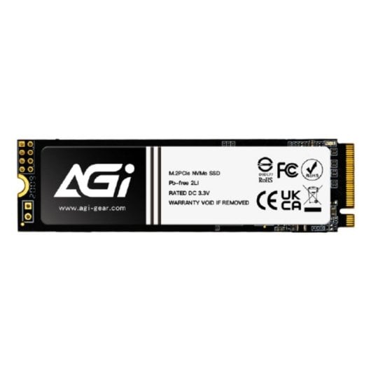 Disco Duro Agi Gear AI298 512GB M.2 SSD 3000MB/s PCIe NVMe 3D NAND