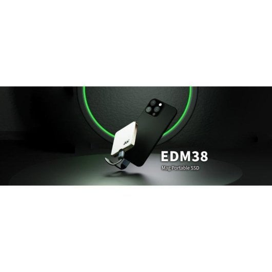 Disco Duro Agi Gear EDM38 1TB SSD Externo USB-C 2050MB/s Blanco