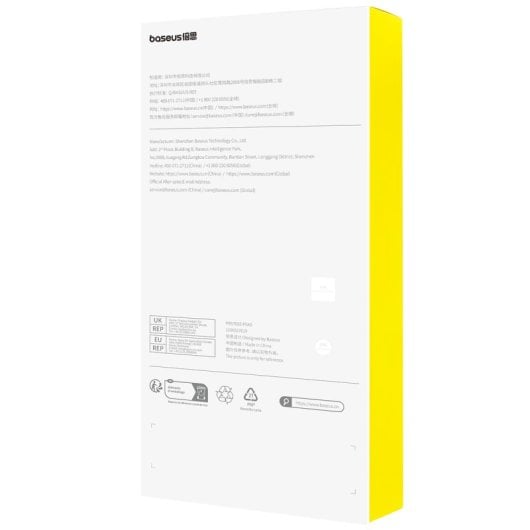 Kit Baseus iPhone 16 Pro Max Cargador 45W Funda Transparente Protector Cristal