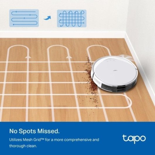 Robot Aspirador y Fregasuelos TAPO RV20 Max con Autovaciado Navegación LiDAR 5.300 Pa Control por Voz