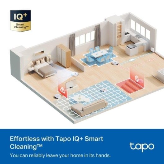 Robot Aspirador y Fregasuelos TAPO by TP-LINK RV30 Max Plus con Autovaciado Navegación LiDAR 5.300 Pa Control por Voz