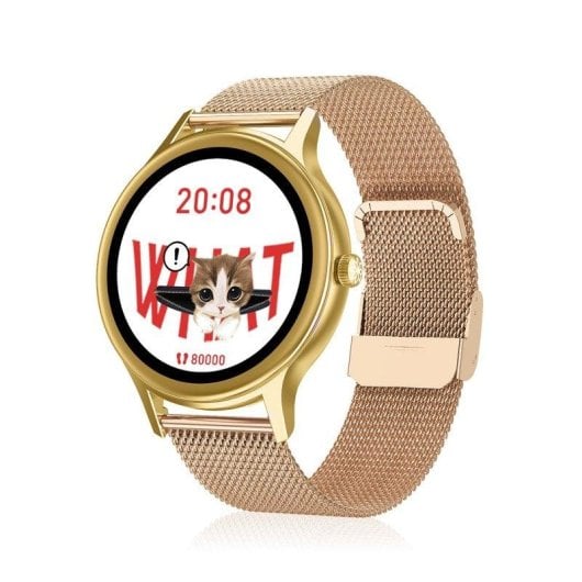 Montre Connectée Dam Electronics DT66 Bluetooth 38mm Écran IPS Acier Étanche IP67 SpO2 Cardio