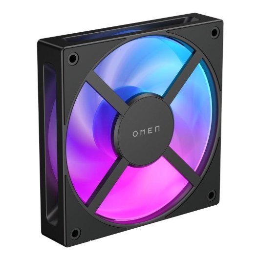 Ventilador suplementario HP OMEN 120mm aRGB con control iluminación y bajo ruido