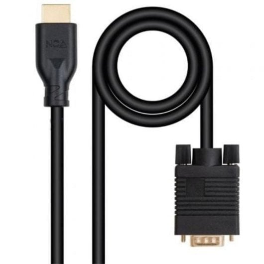 Adaptador de cable Nanocable 10.15.4602 VGA macho a HDMI macho 1,8 m negro