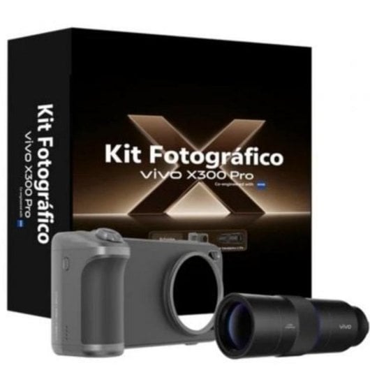 Kit fotocamera Vivo X300 Pro ZEISS 2,35x Teleobiettivo e Impugnatura USB-C