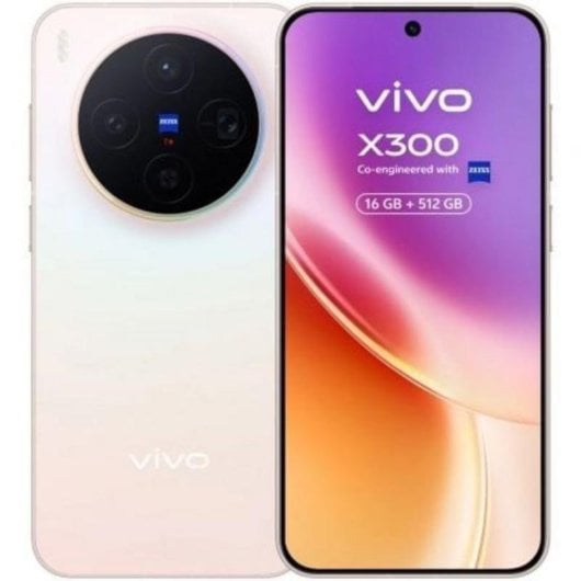 Vivo X300 16 Go 512 Go 6,31" AMOLED 5G Dual SIM Caméra Zeiss 200 MP Charge 90W Android 16 Rose