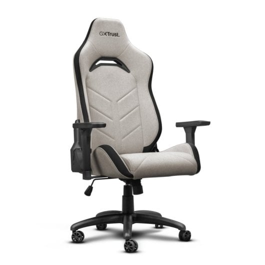 Silla gaming Trust GXT723 Ruya beige respaldo ajustable y reposabrazos 3D