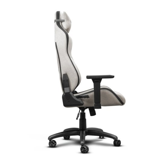 Silla gaming Trust GXT723 Ruya beige respaldo ajustable y reposabrazos 3D