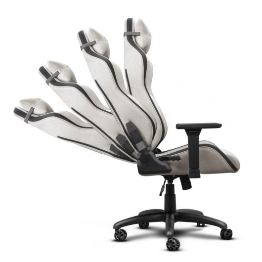 Silla gaming Trust GXT723 Ruya beige respaldo ajustable y reposabrazos 3D