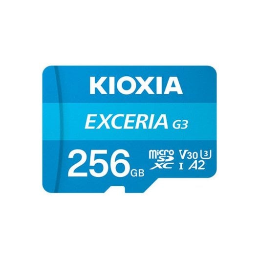 Scheda MicroSDXC Kioxia EXCERIA PLUS G3 256 GB UHS-I U3 V30 Blue