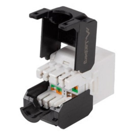 Modulo rete Lanberg KSU6-4000 Flat RJ-45 Cat6 UTP nero bianco ABS