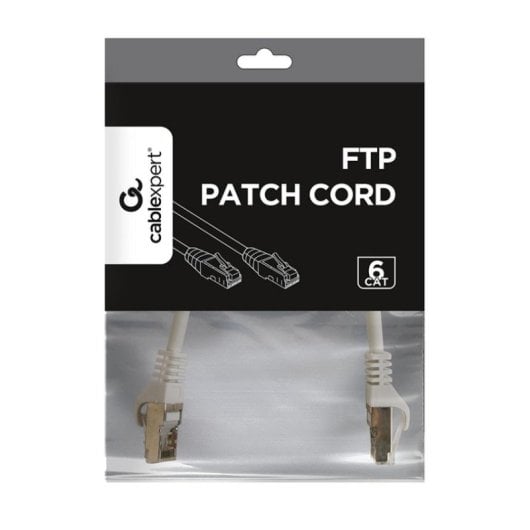 Cable réseau Gembird PP6-0.25M/W Cat6 blindé 0,25 m blanc