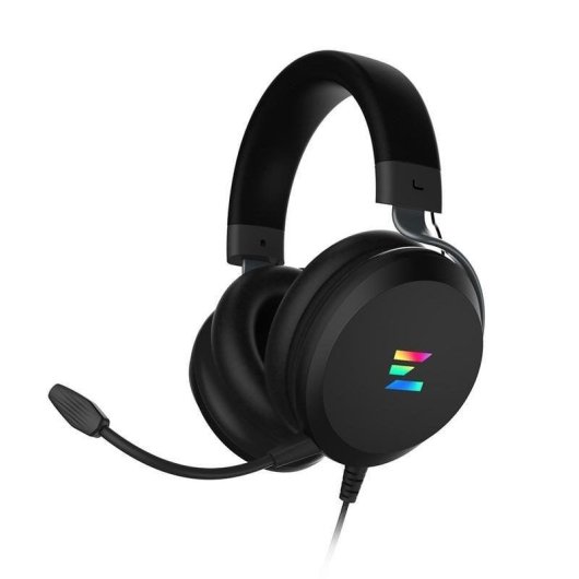 Auriculares Zalman ZM-HPS610 com cabo Jack 3,5 mm gaming microfone destacável preto