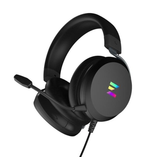 Auriculares Zalman ZM-HPS610 com cabo Jack 3,5 mm gaming microfone destacável preto