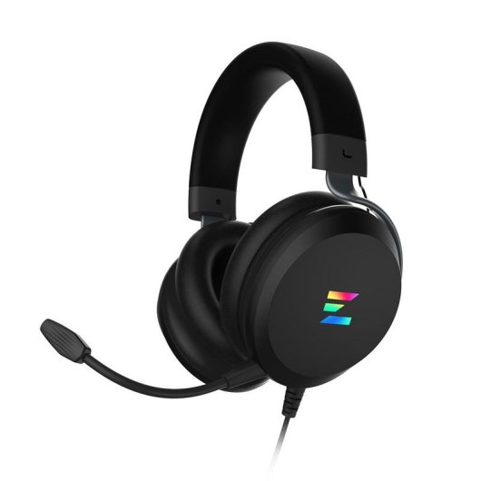 Auriculares Zalman ZM-HPS610 com cabo Jack 3,5 mm gaming microfone destacável preto