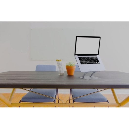 Monitorständer Gembird NBS-D1-04 klappbar höhenverstellbar Metall Silber