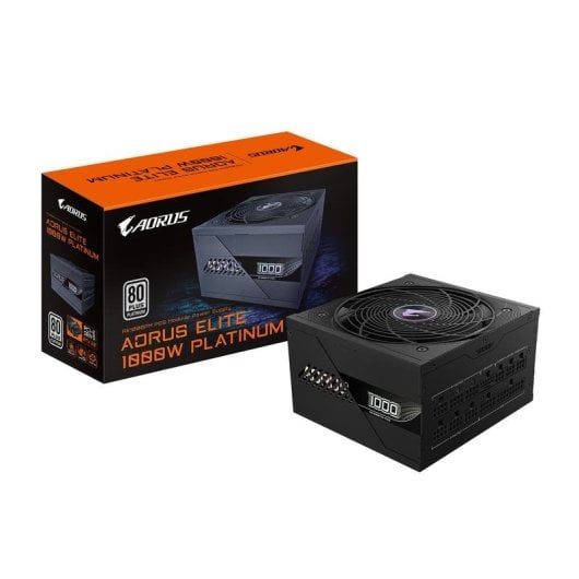 Fuente de Alimentación AORUS ELITE P1000W 1000W Certificación 80 PLUS Platinum modular